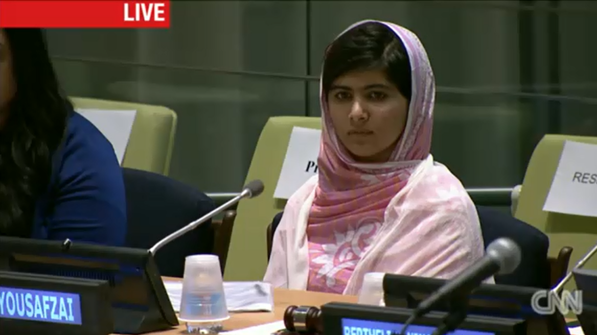 Συγκινητική ομιλία της Μαλάλα στον ΟΗΕ